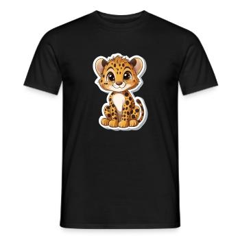 Lion - Men's T-Shirt - black - Front - AI Model Male 178 light (178cm)