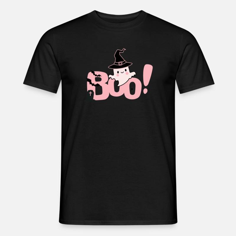 Kleiner rosa Geist - Männer T-Shirt - Schwarz