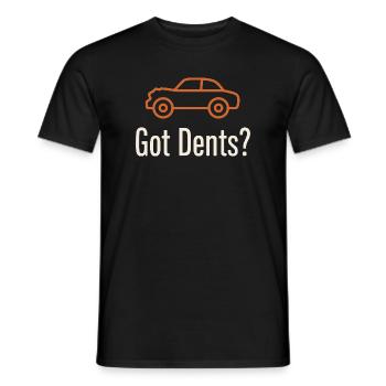 Demolition Derby Fan Pit Crew Crash Driver Fair - Men's T-Shirt - black - Front - AI Model Male 178 light (178cm)