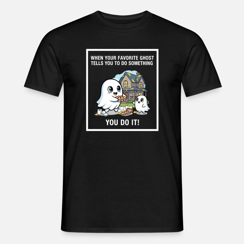 Mein Lieblingsgeist - Männer T-Shirt - Schwarz