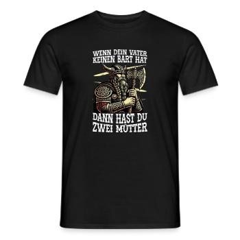 Nordische Mythologie Wikinger Runen Götter - Männer T-Shirt - Schwarz - Vorne - AI Model Male 178 light (178cm)