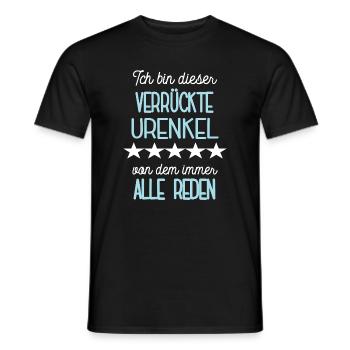 Arrière-petit-fils disant arrière-petit-fils arrière-petits-enfants arrière-petit-fils - T-shirt homme - noir - Devant - AI Model Male 178 light (178cm)