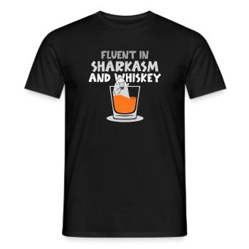 Whiskey Spruch Whiskeytrinker Whiskeyliebhaber - Männer T-Shirt - Schwarz - Vorne - AI Model Male 178 light (178cm)