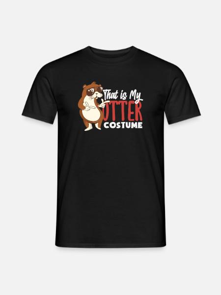 Sea Otter Costume - Men's T-Shirt - black