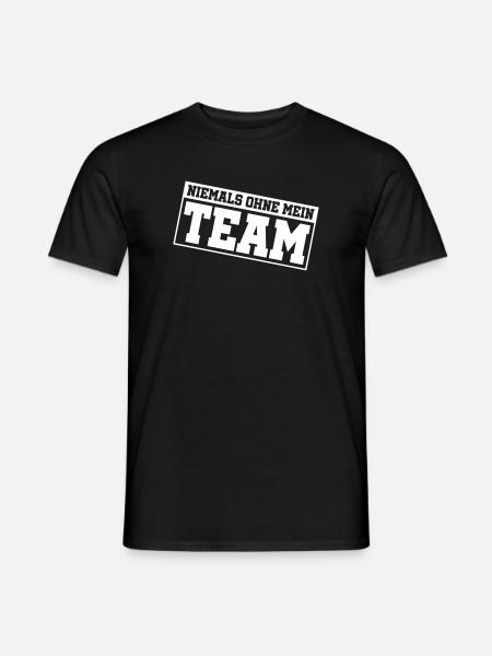 niemals_ohne_mein_team_- - Men's T-Shirt - black