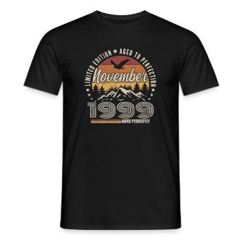 Legends November 1999 Vintage November 1999 - Men's T-Shirt - black - Front - AI Model Male 178 light (178cm)