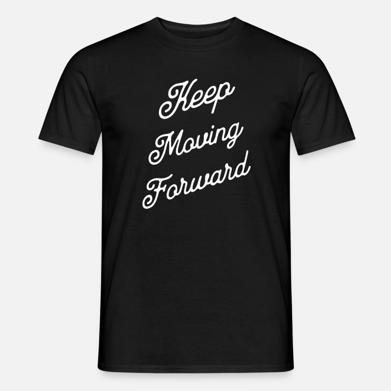 Erweitertes Always-Lettering-Skript - Männer T-Shirt - Schwarz