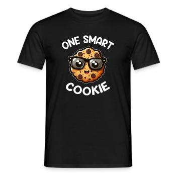 Cookie Malin Lunettes - T-shirt homme - noir - Devant - AI Model Male 178 light (178cm)