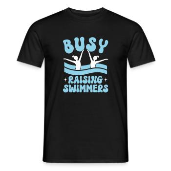 Synchronschwimmen Kunstschwimmen Wassersport - Männer T-Shirt - Schwarz - Vorne - AI Model Male 178 light (178cm)