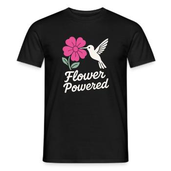 Funny Hummingbird Mem Tiny Bird Big Energy - Men's T-Shirt - black - Front - AI Model Male 178 light (178cm)