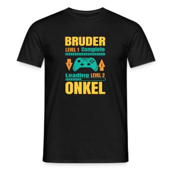 Ich Werde Onkel 2026 Laden Schwangerschaft Geburt - Männer T-Shirt - Schwarz - Vorne - AI Model Male 178 light (178cm)