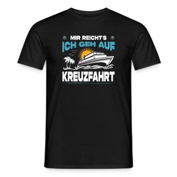 Funny Cruise Sayings Outfits Holiday - Men's T-Shirt - black - Front - AI Model Male 178 light (178cm)