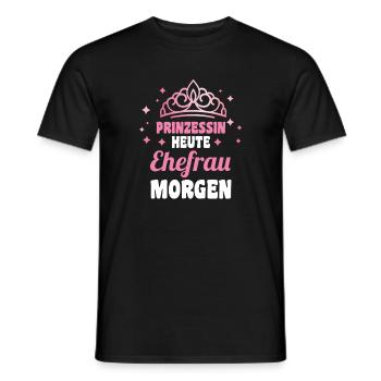 Bachelor Party Team Bride Hen Party - Men's T-Shirt - black - Front - AI Model Male 178 light (178cm)