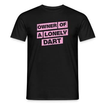 Fléchettes Chemise Sweat à capuche Propriétaire d’une fléchette solitaire - T-shirt homme - noir - Devant - AI Model Male 178 light (178cm)
