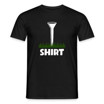 Golfer Golf Golfing - Men's T-Shirt - black - Front - AI Model Male 178 light (178cm)
