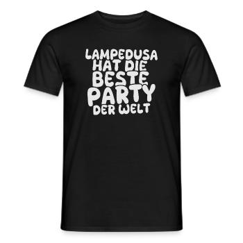 Geschenk für Lampedusa - Männer T-Shirt - Schwarz - Vorne - AI Model Male 178 light (178cm)
