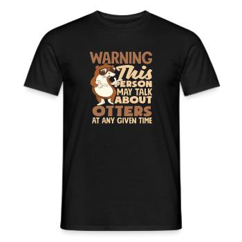 Seeotter-liebhaber-geschenk - Männer T-Shirt - Schwarz - Vorne - AI Model Male 178 light (178cm)