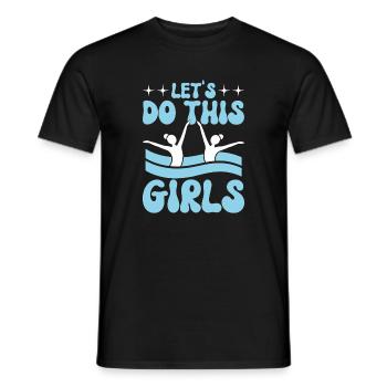 Natation synchronisée Natation artistique Sports nautiques - T-shirt homme - noir - Devant - AI Model Male 178 light (178cm)