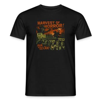 Ernte des Horrors Maislabyrinth Filmplakat Hallowe - Männer T-Shirt - Schwarz - Vorne - AI Model Male 178 light (178cm)