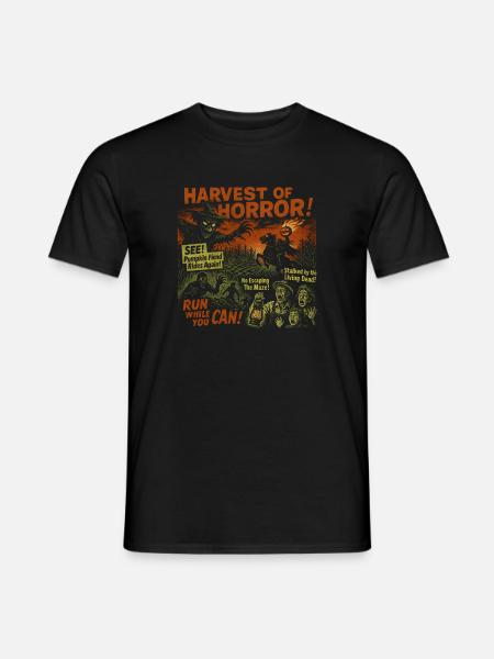 Ernte des Horrors Maislabyrinth Filmplakat Hallowe - Männer T-Shirt - Schwarz