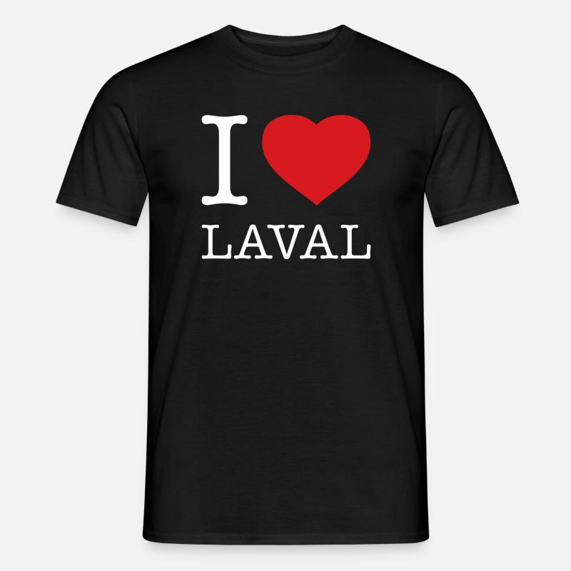I love Laval - Men’s T-shirt - black