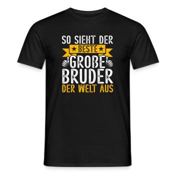 This is what the big boy of the world looks like - Men's T-Shirt - black - Front - AI Model Male 178 light (178cm)