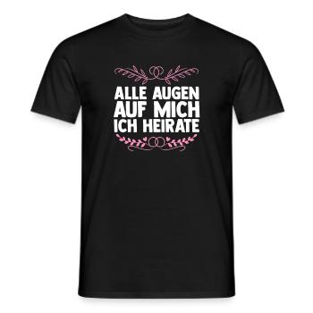 Bachelor Party Team Bride Hen Party - Men's T-Shirt - black - Front - AI Model Male 178 light (178cm)
