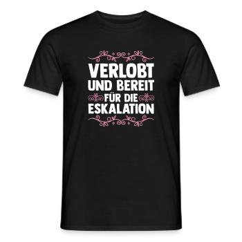Bachelor Party Team Bride Hen Party - Men's T-Shirt - black - Front - AI Model Male 178 light (178cm)