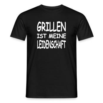 Griglia - T-shirt uomo - nero - Fronte - AI Model Male 178 light (178cm)