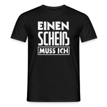N shit I have to – middle finger - Men's T-Shirt - black - Front - AI Model Male 178 light (178cm)
