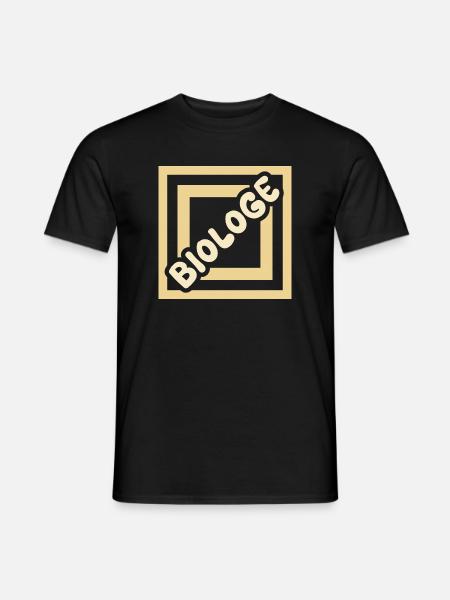 Biologiste comme métier - T-shirt homme - noir