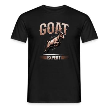 Funny Farm Animal Goat - Männer T-Shirt - Schwarz - Vorne - AI Model Male 178 light (178cm)