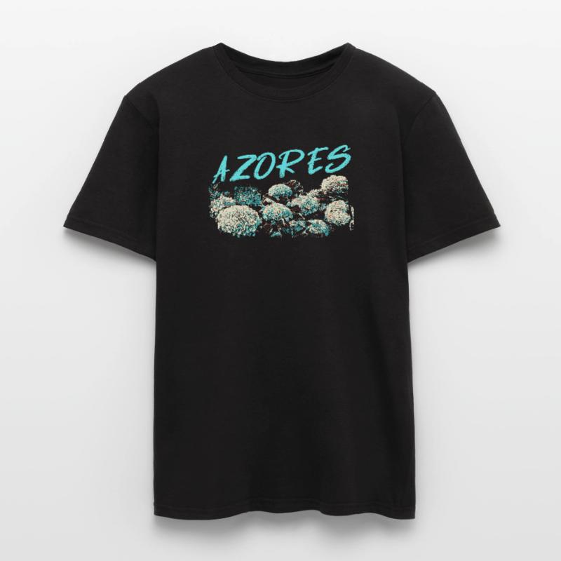 Azores Hydrangea, Blue Hydrangeas Men’s T-shirt