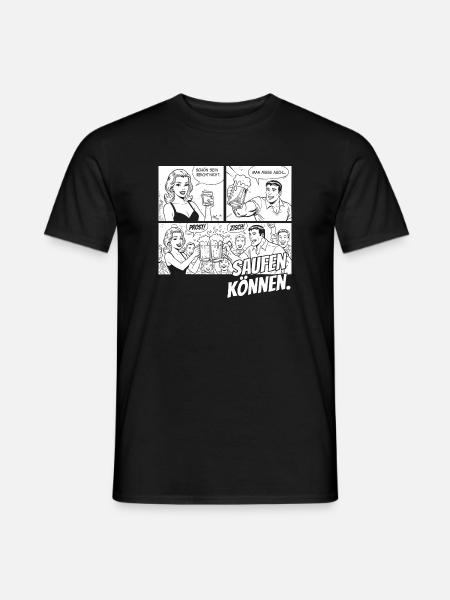 Being Beautiful Isn't Enough Comic Retro - Men's T-Shirt - black