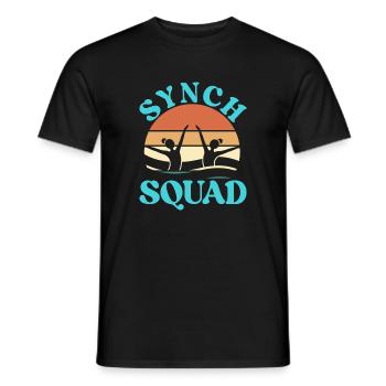 Natation synchronisée Natation artistique Sports nautiques - T-shirt homme - noir - Devant - AI Model Male 178 light (178cm)