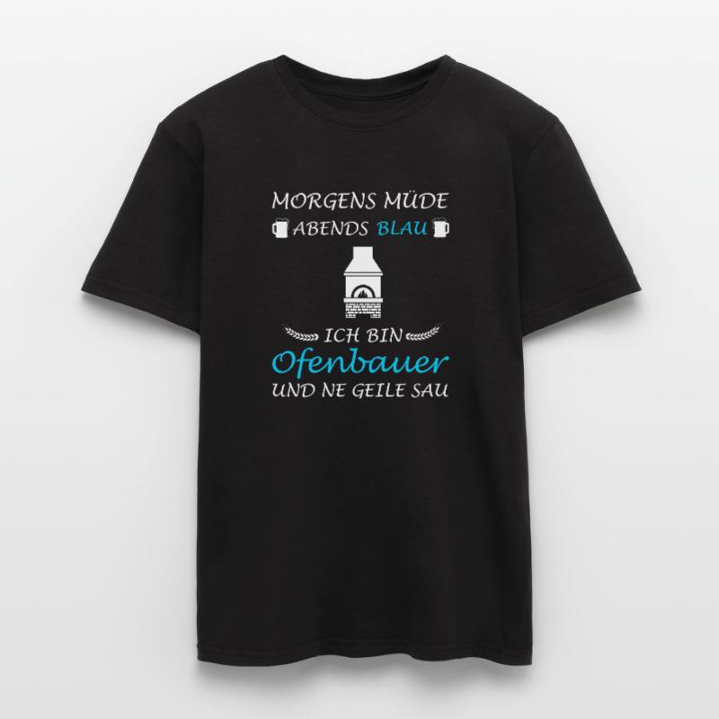 Constructeur de poêles Poêle de construction Poêle de construction Constructeur de cheminées T-shirt homme