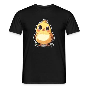 Chick - Men's T-Shirt - black - Front - AI Model Male 178 light (178cm)