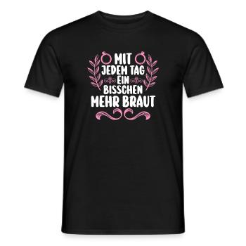 Bachelor Party Team Bride Hen Party - Men's T-Shirt - black - Front - AI Model Male 178 light (178cm)