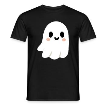 Niedlicher Geist - Männer T-Shirt - Schwarz - Vorne - AI Model Male 178 light (178cm)