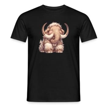 Mammouths Mammouth - T-shirt homme - noir - Devant - AI Model Male 178 light (178cm)