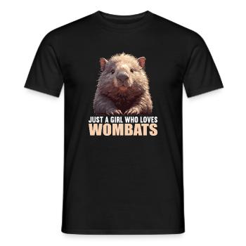 Wombats Wombat - Männer T-Shirt - Schwarz - Vorne - AI Model Male 178 light (178cm)