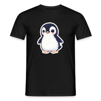 Pingouin - T-shirt homme - noir - Devant - AI Model Male 178 light (178cm)