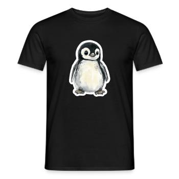 Pingouin - T-shirt homme - noir - Devant - AI Model Male 178 light (178cm)
