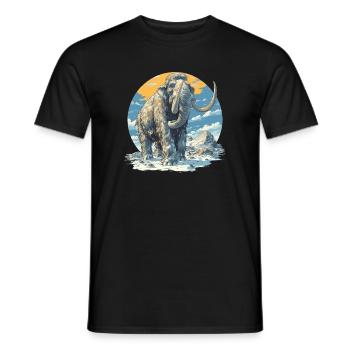 Mammouths Mammouth - T-shirt homme - noir - Devant - AI Model Male 178 light (178cm)