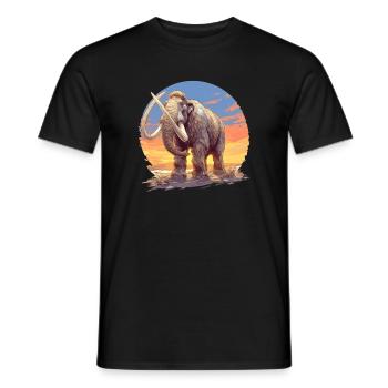Mammouths Mammouth - T-shirt homme - noir - Devant - AI Model Male 178 light (178cm)