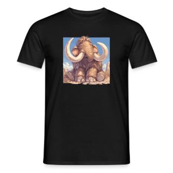 Mammouths Mammouth - T-shirt homme - noir - Devant - AI Model Male 178 light (178cm)