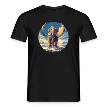 Mammouths Mammouth - T-shirt homme - noir - Devant - AI Model Male 178 light (178cm)