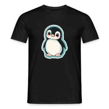 Pingouin - T-shirt homme - noir - Devant - AI Model Male 178 light (178cm)