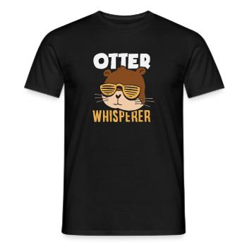 Seeotter-flüsterer - Männer T-Shirt - Schwarz - Vorne - AI Model Male 178 light (178cm)