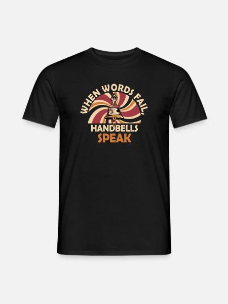 Choir Music Instrument Handbell Choir - Men's T-Shirt - black
